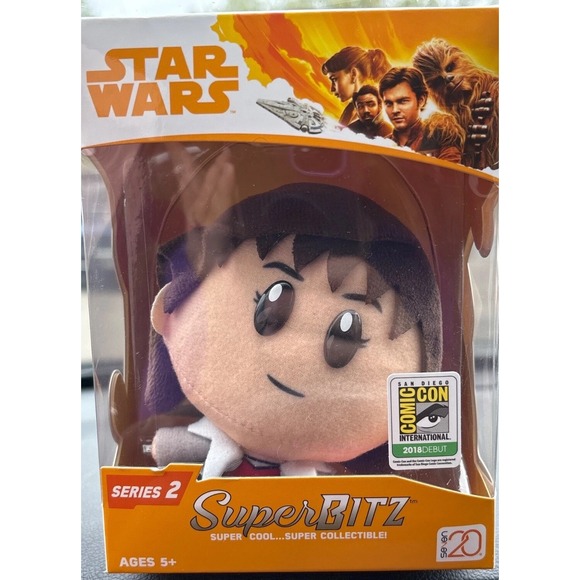 Star Wars SuperBITZ Plush-Disney-Qi'ra Plush SDCC Exclusive Series 2 Collectible - Picture 1 of 6